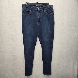 Levi Strauss Women's 721 High Rise Skinny Jeans Size W32 L30 Medium/Dark‎ Wash